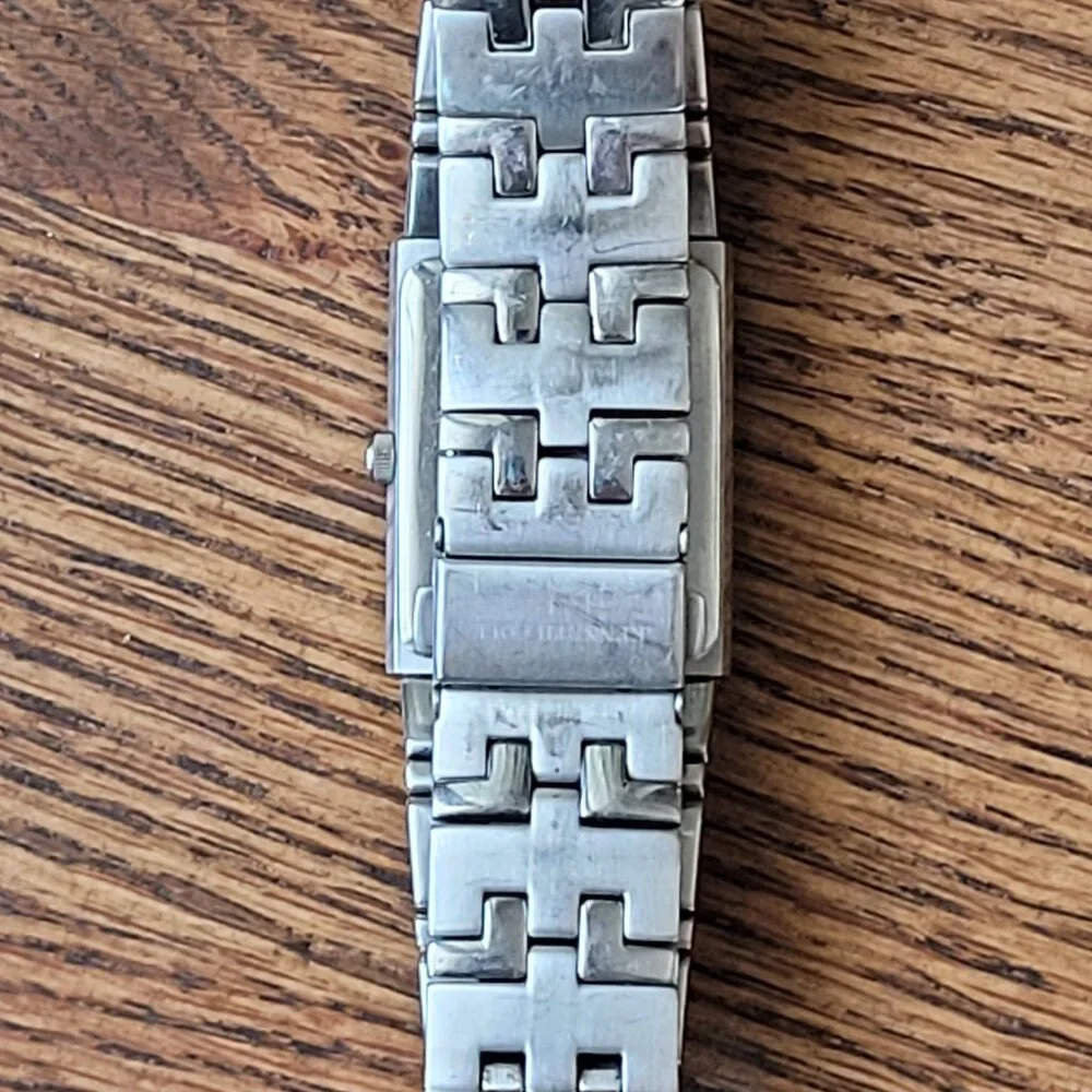 Men's Kenneth Cole Watch KC3367 Stainless Steel Bracelet Dead Batery Grey Face